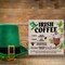 St. Patricks Day Decor, Rustic Irish Coffee Wood Block Sign St Patricks Day Decorations Home Kitchen Tabletop Shelf Desk Decor, 5 X 5 Inches